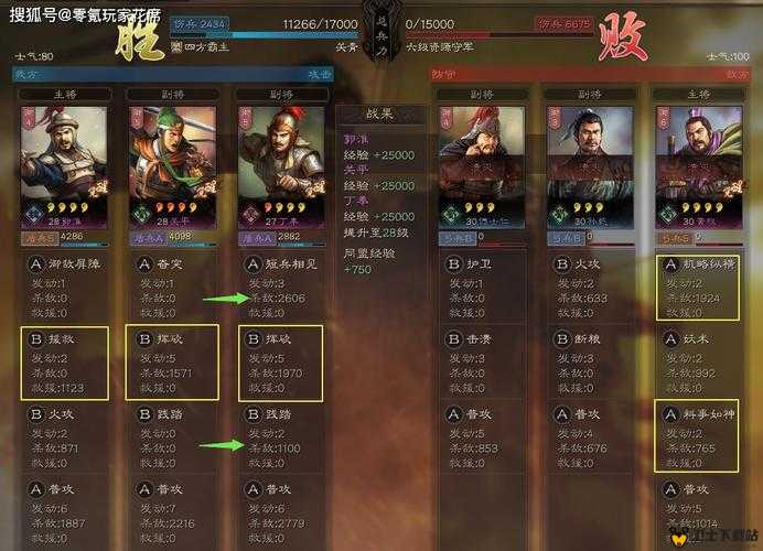 美眉三国新手武将培养方案分享